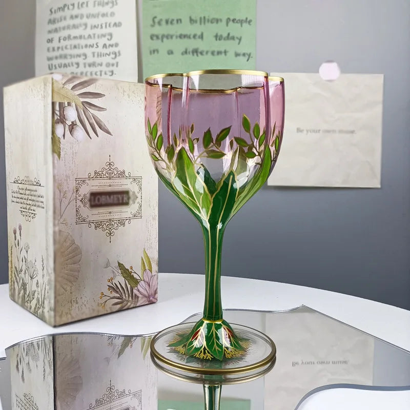 Medieval Elegance Crystal Goblet Set