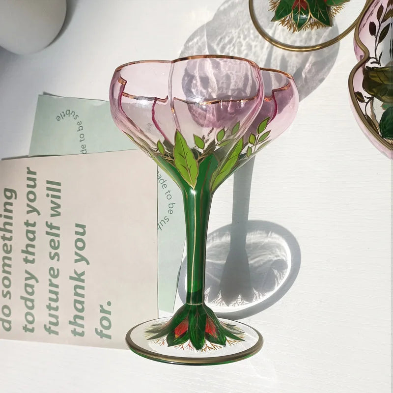 Medieval Elegance Crystal Goblet Set