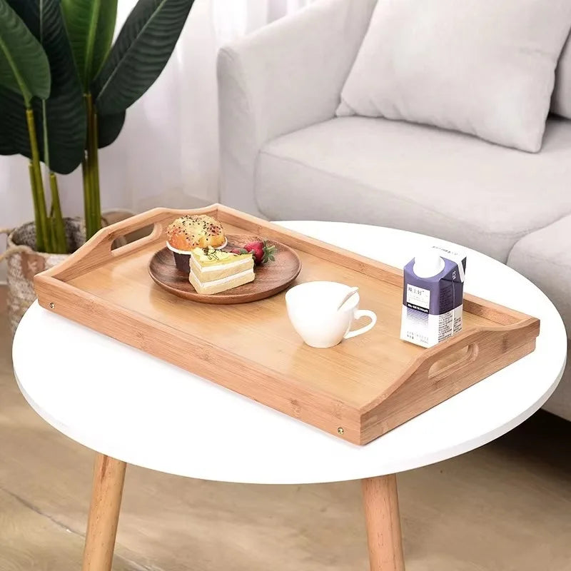 Versatile Bamboo Folding Table