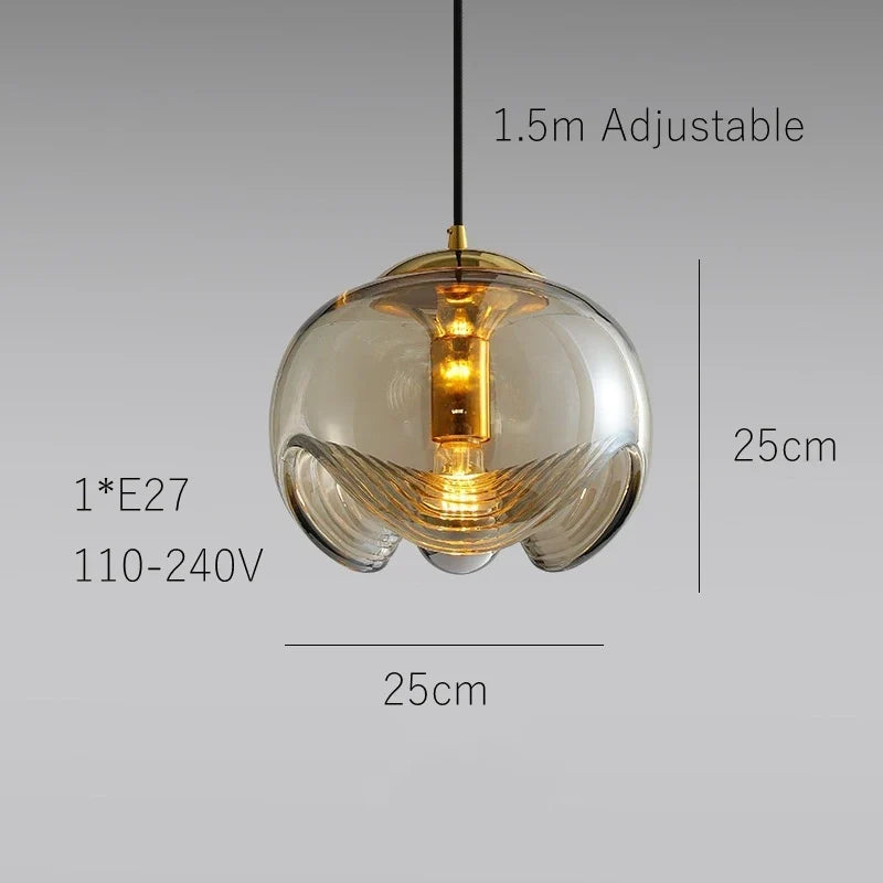 Elegant Glass Pendant Light
