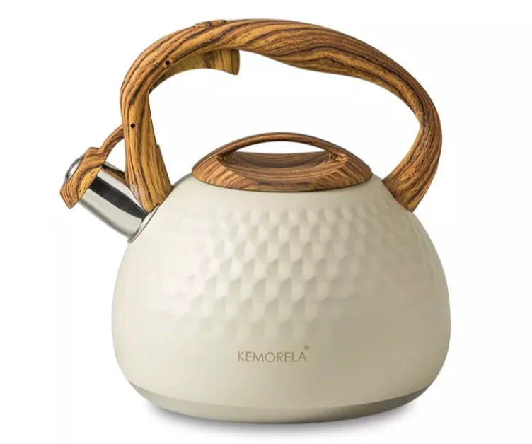 Elegant Hammered Whistling Kettle