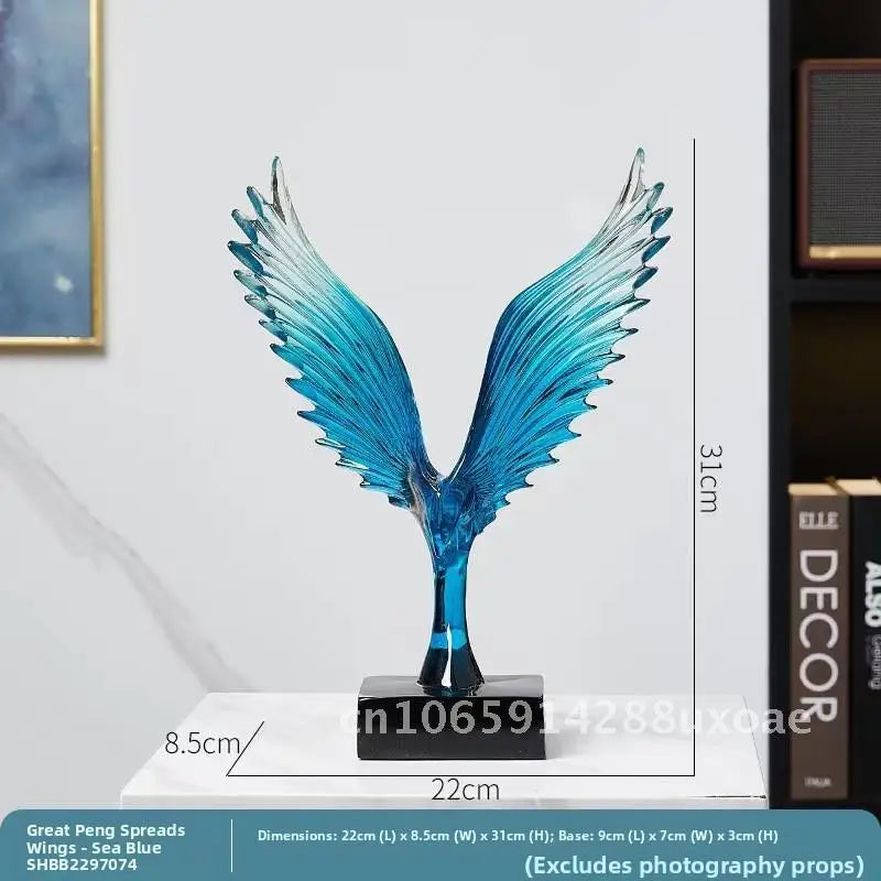 Elegant Transparent Wing Decor