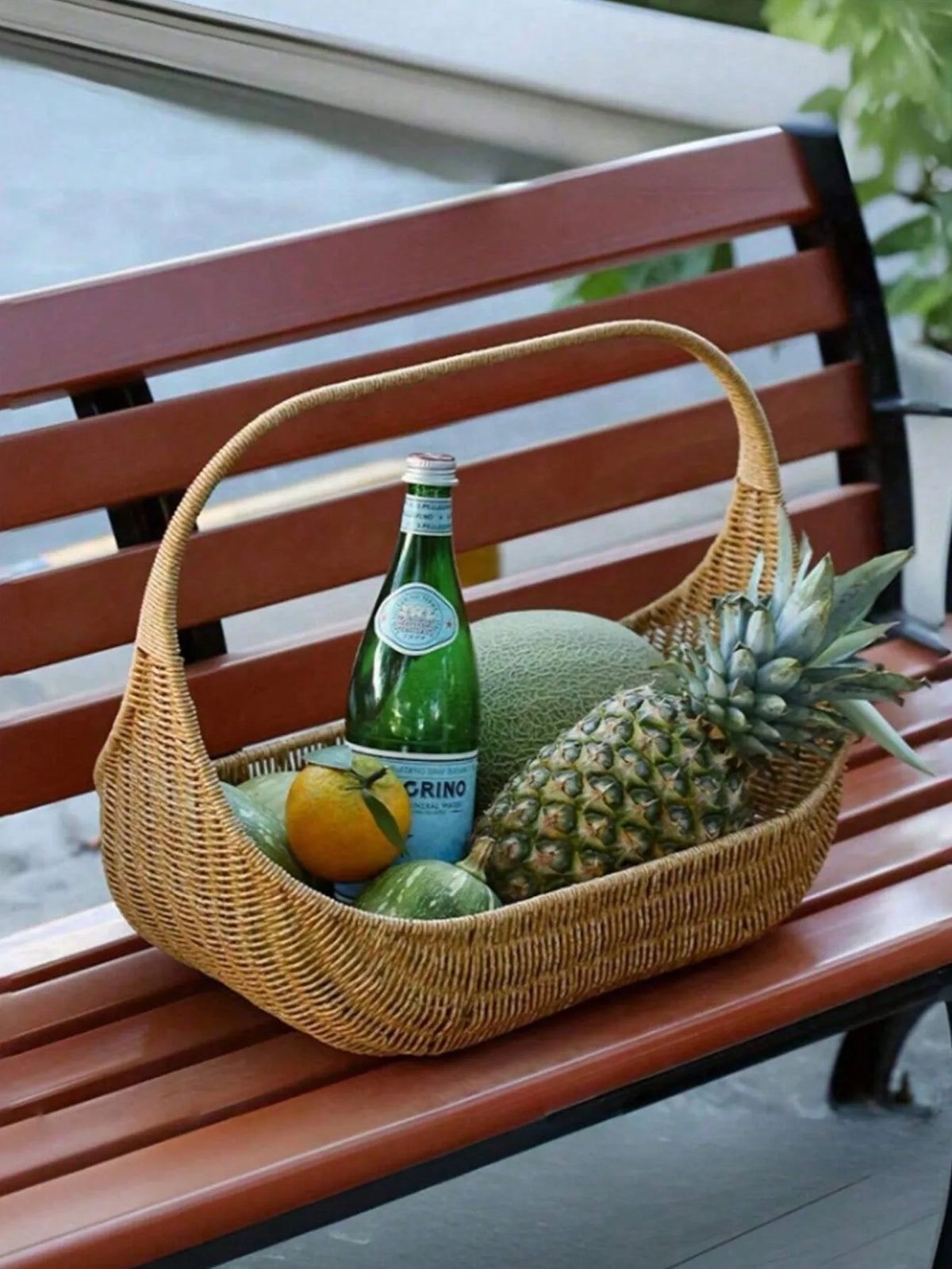 Elegant Bamboo Picnic Basket