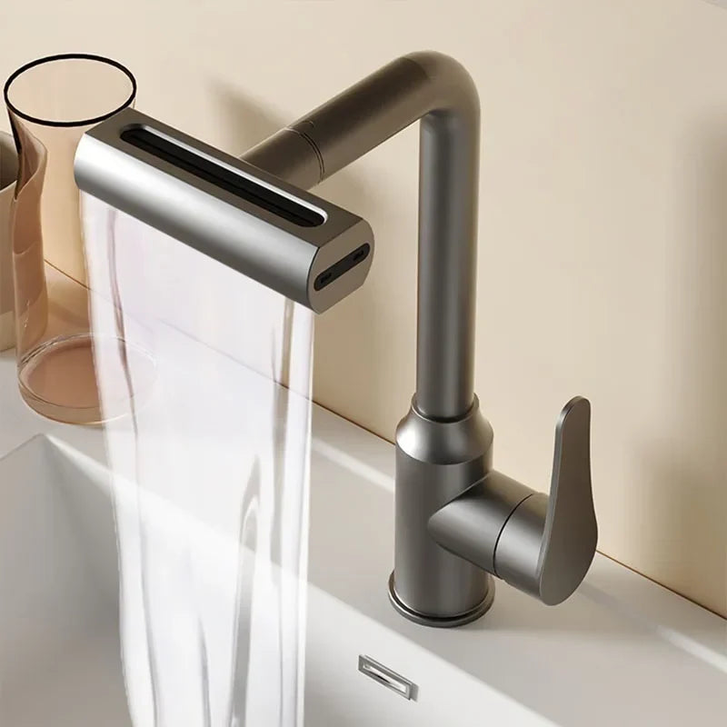 Sleek Waterfall Bathroom Faucet