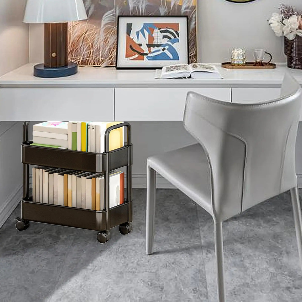 Compact Rolling Storage Cart