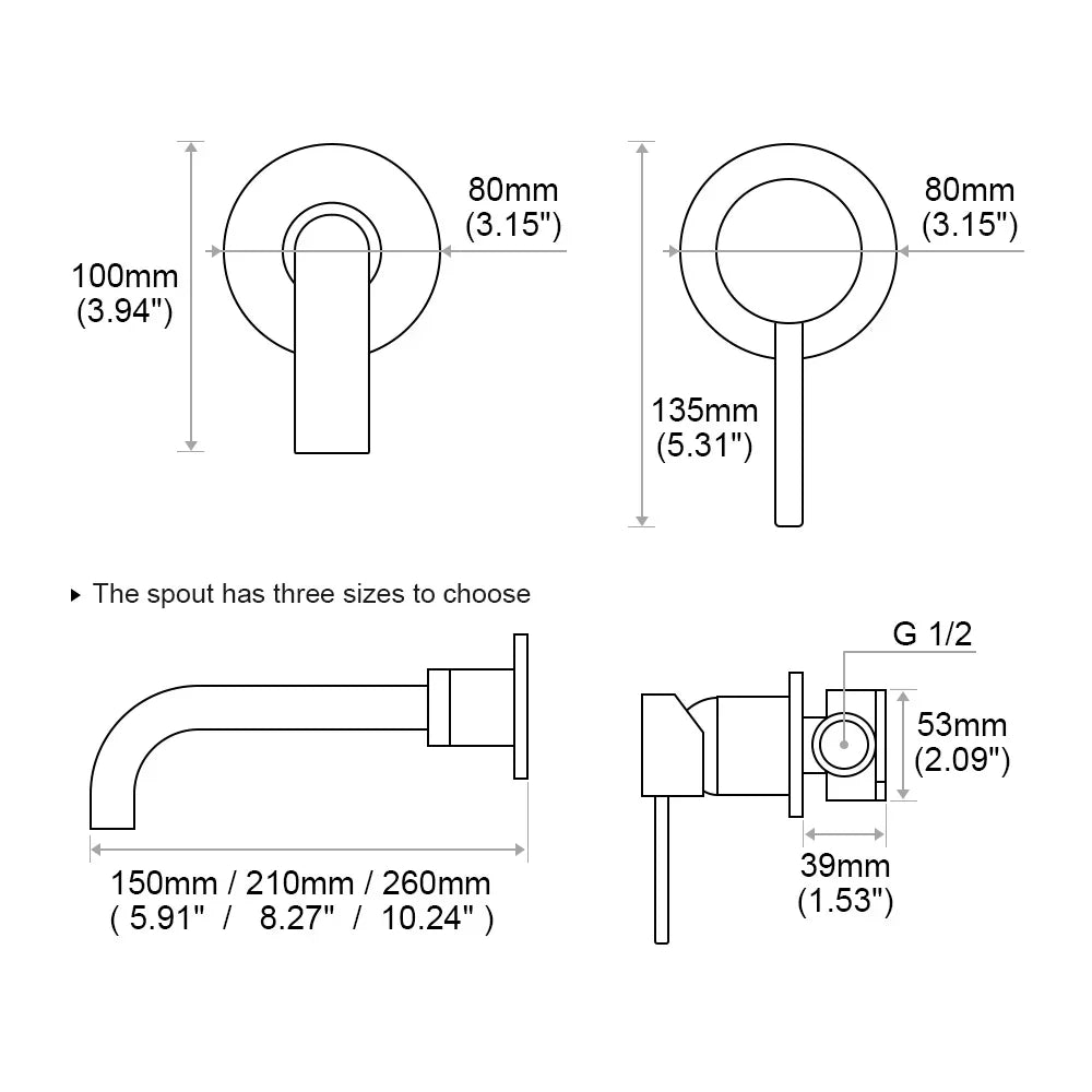 Elegant Rose Gold Bathroom Faucet