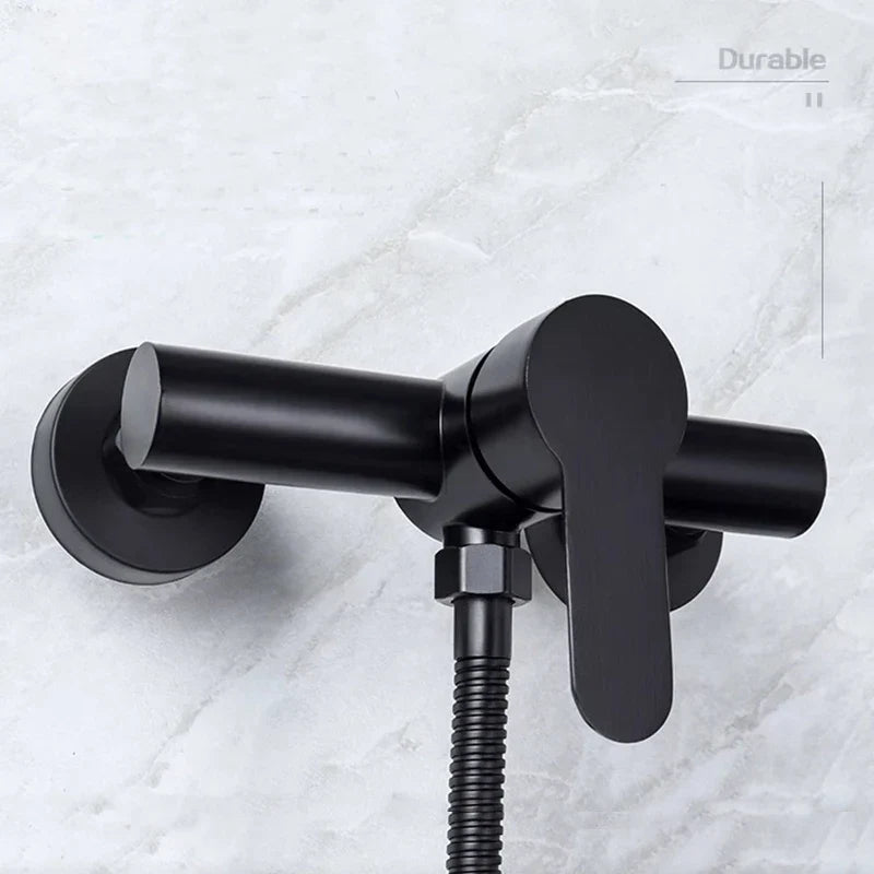 Elegant Wall-Mounted Shower Faucet