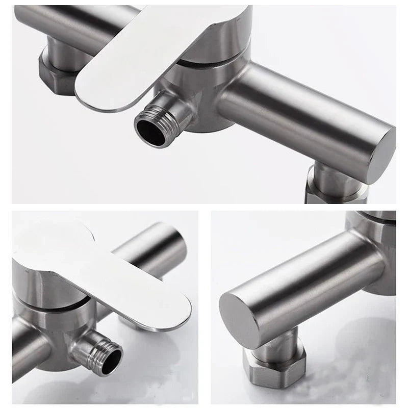Elegant Wall-Mounted Shower Faucet