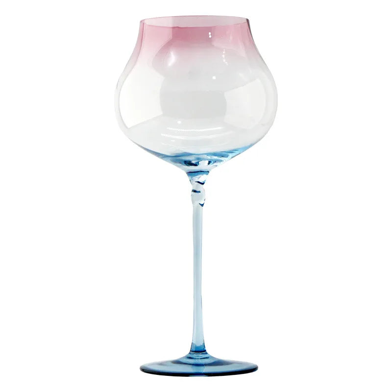 Elegant Gradient Wine Glass Set
