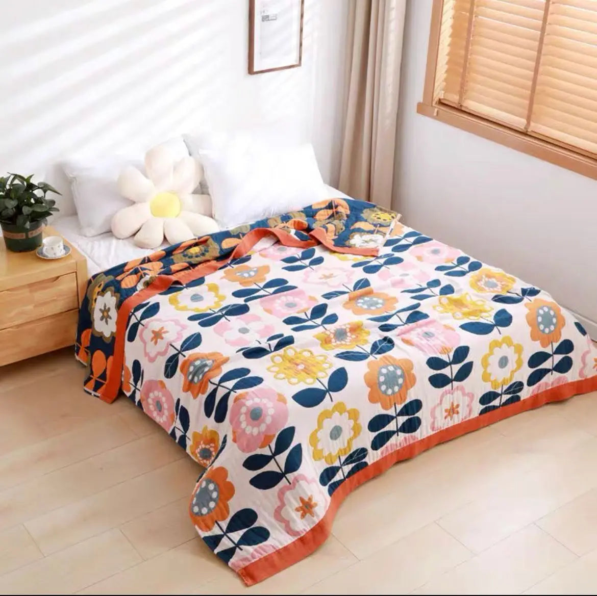 Boho Cotton Throw Blanket