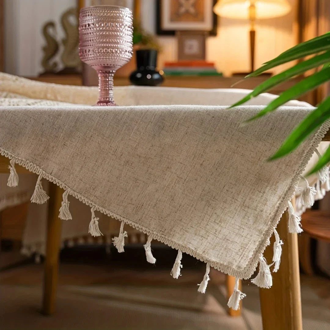 Bohemian Crochet Tablecloth