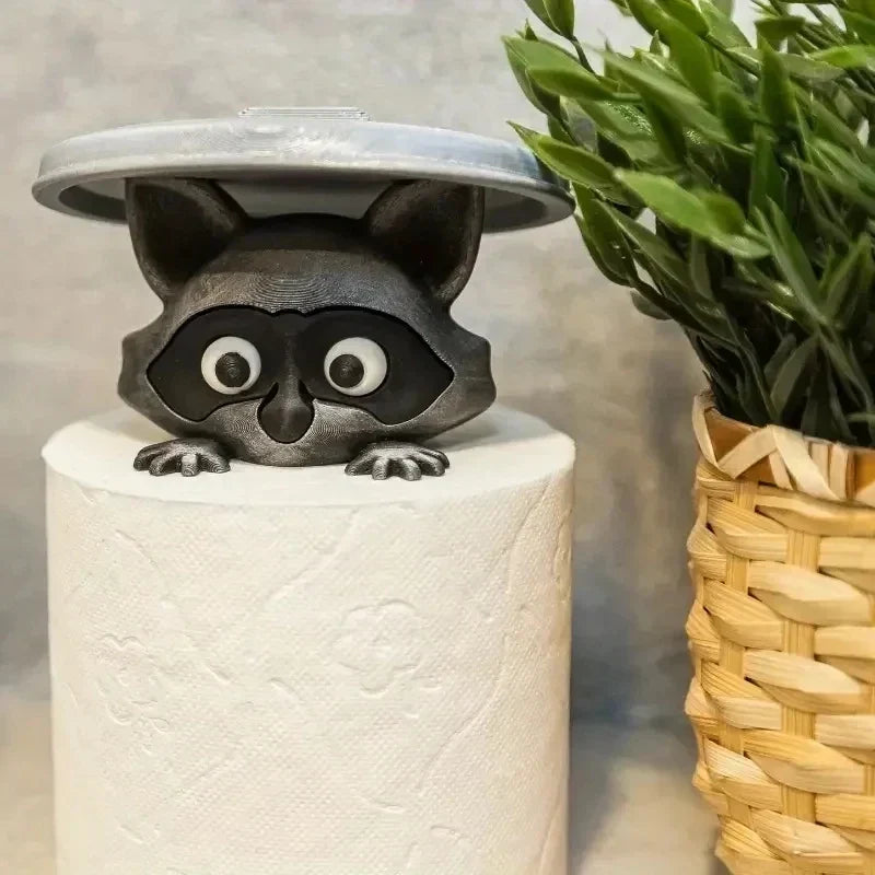 Raccoon Toilet Roll Holder – A Fun Bathroom Accessory