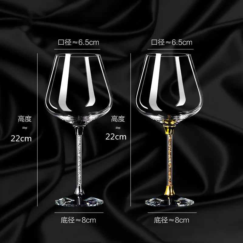 Elegant Crystal Wine Set