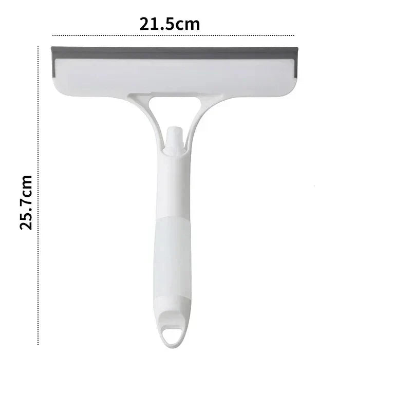 3-in-1 Window Cleaning Tool with Built-In Spray and Squeegee