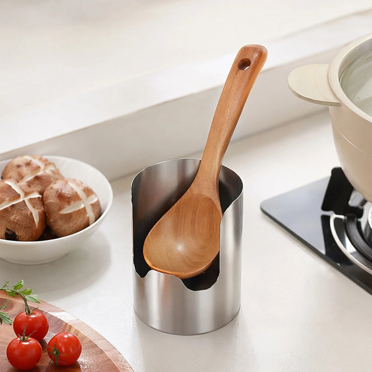 Stainless Steel Kitchen Utensil Holder