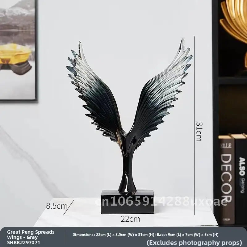 Elegant Transparent Wing Decor