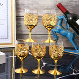 Golden Nordic Wine Goblet