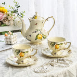 Lemon Blossom Ceramic Tea Set