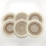 Boho Chic Jute Placemats Set