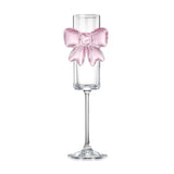 Pink Butterfly Champagne Flutes