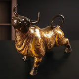 Copper Feng Shui Bull Ornament