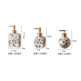 Elegant Floral Ceramic Lotion Dispenser