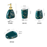 Elegant Marble Bathroom Set