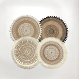 Boho Chic Jute Placemats Set