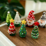 Charming Glass Santa Ornaments