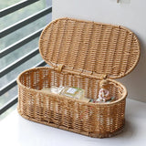 Boho Rattan Storage Basket