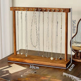 Elegant Wood Jewelry Organizer