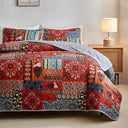 Floral Patchwork Quilt Set