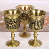 Vintage Bronze Shot Glass