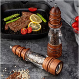 Elegant Wooden Spice Grinder Set