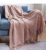 Cozy Knit Throw Blanket