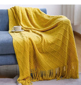 Cozy Knit Throw Blanket