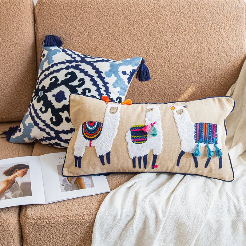 Nordic Ethnic Cotton Pillow Cover