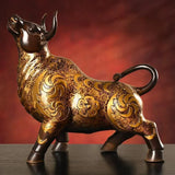 Copper Feng Shui Bull Ornament
