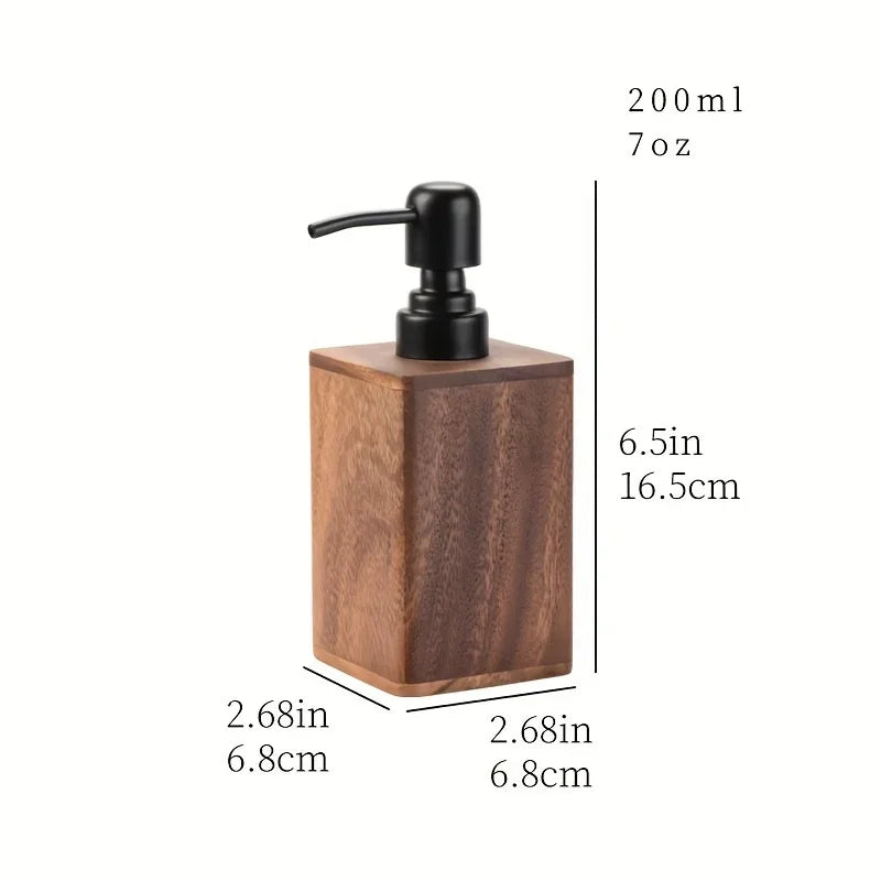 Elegant Wooden Soap Dispenser