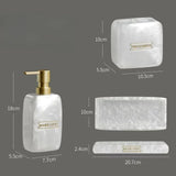 Elegant Bathroom Dispenser Set