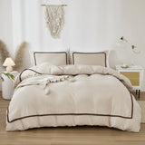 Elegant Beige Duvet Cover Set