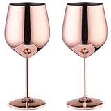 Elegant Stainless Steel Wine Goblet