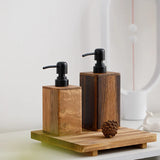 Elegant Wooden Soap Dispenser