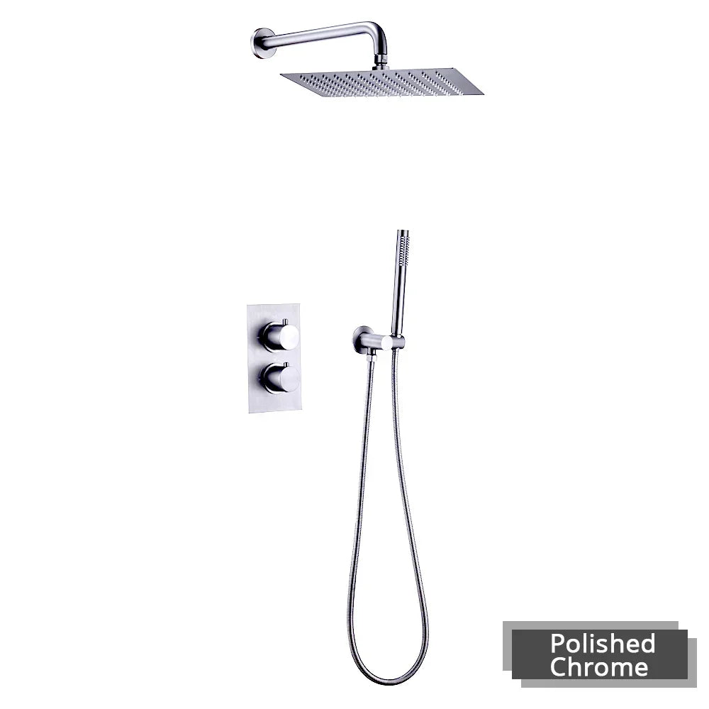 Elegant Wall-Mounted Shower System