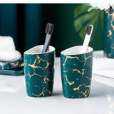 Elegant Marble Bathroom Set