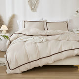 Elegant Beige Duvet Cover Set
