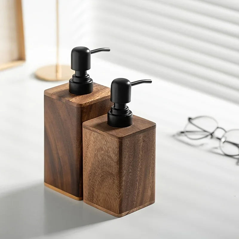 Elegant Wooden Soap Dispenser