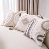 Boho Chic Cotton Linen Cushion Covers