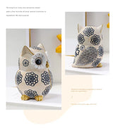 Charming Owl Sculpture Decor