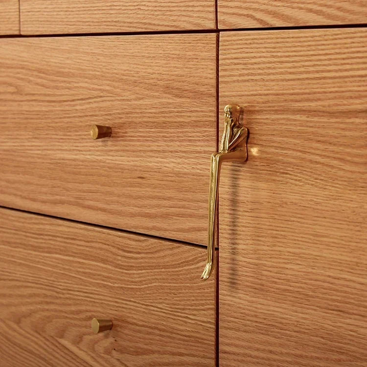 Elegant Brass Nordic Drawer Handle